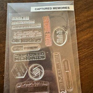 Captured Memories Clear Acrylic Stamp Set